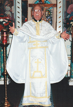 Fr. Basil (my grandfather) Preaching