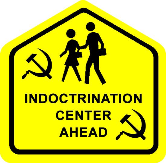 Communist Leftist Indoctrination in Classroom Center