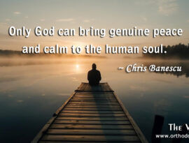 Man Soul Finds Peace in God Alone