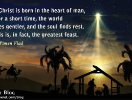 Christmas is About Gods Descent to Man and Mans Ascent to God