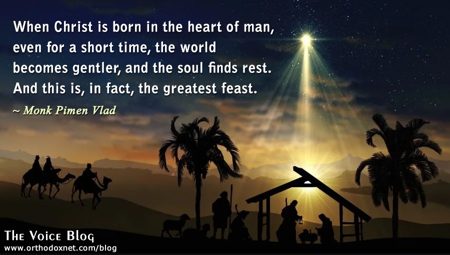 Christmas is About Gods Descent to Man and Mans Ascent to God