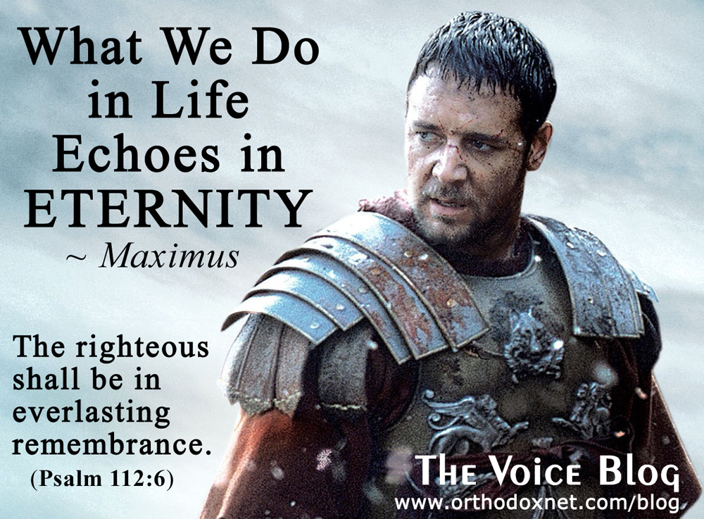 What We Do In Life Echoes In Eternity A Timeless Christian Truth The Voice Blog